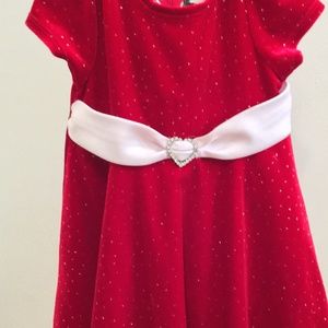 Christmas dress for toddler, Bonnie Baby